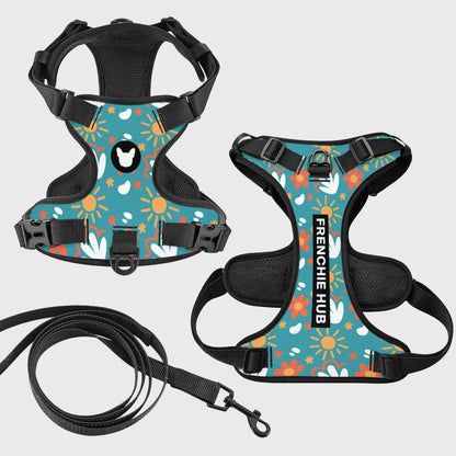 French Bulldog Daily Harness – Adjustable Fit, Breathable & Pull-Free