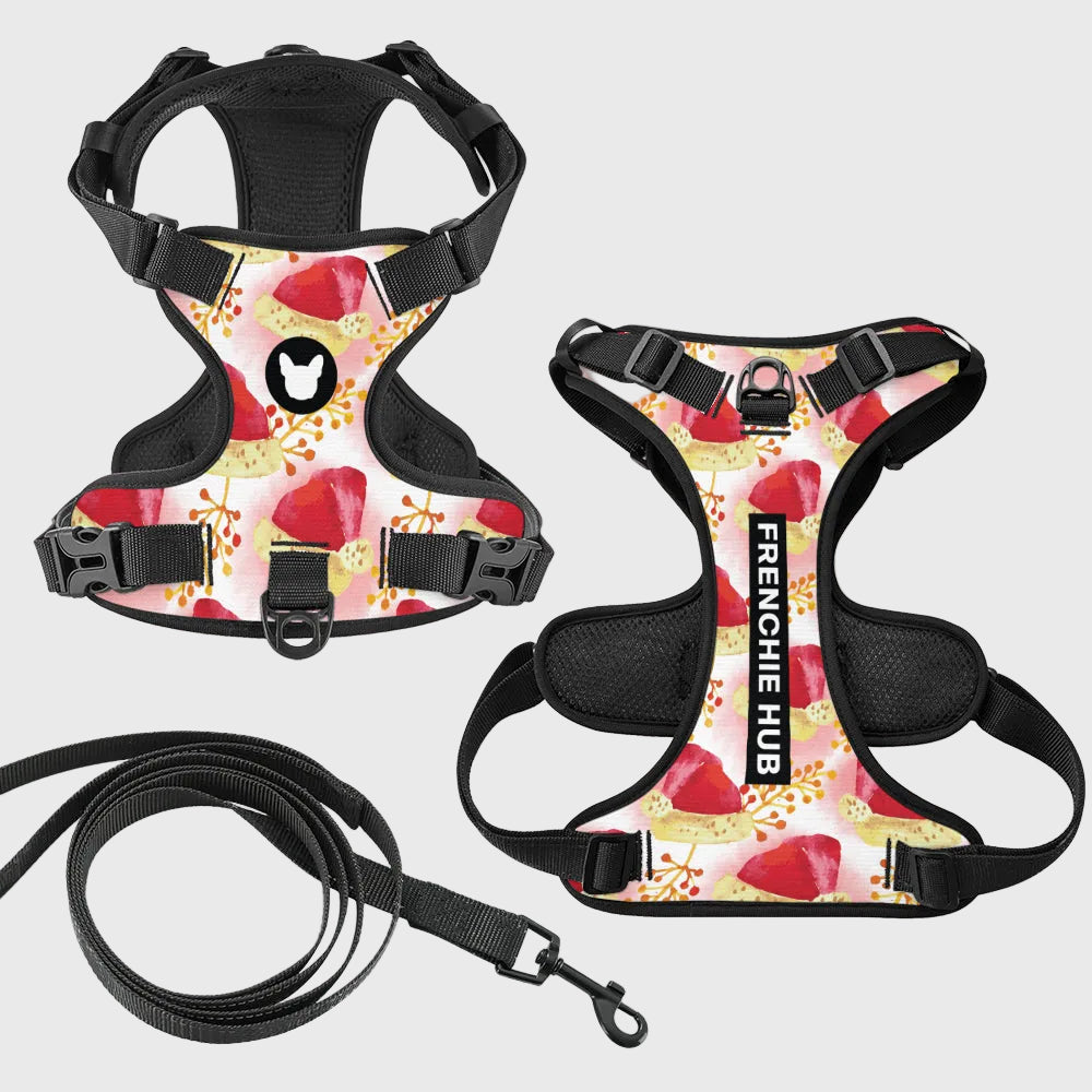 French Bulldog Harness – Breathable, No-Pull & Adjustable Straps