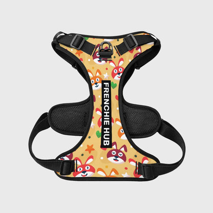 Frenchie-Fit Harness – Adjustable, Breathable & Built to Stop Pulling