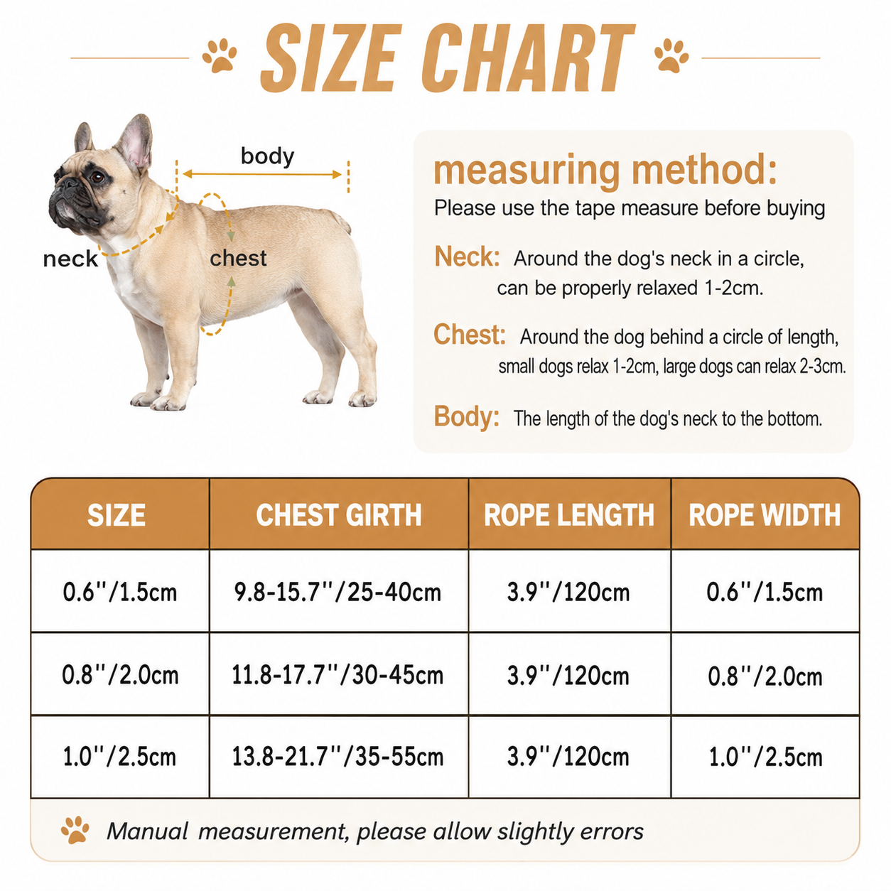 French Bulldog Vest Harness & Leash Set – Durable Walking Rope