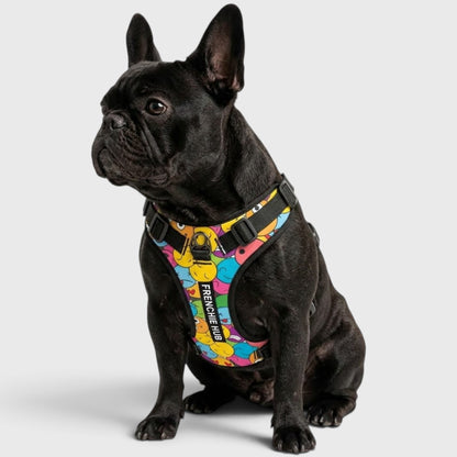 French Bulldog Anti-Pull Walking Harness – Adjustable & Breathable