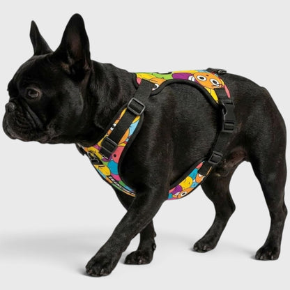 French Bulldog Anti-Pull Walking Harness – Adjustable & Breathable
