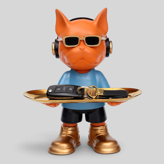 French Bulldog Resin Key Tray – Cute Home & Desk Decor