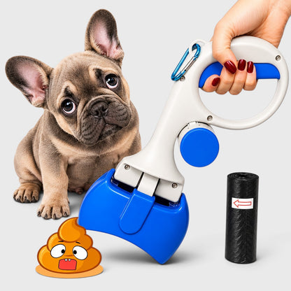 French Bulldog Pooper Scooper Set – 2-in-1 Poop Bags Cleaner