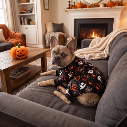 French Bulldog Pumpkin Pajamas – Four-Legged Halloween Costume