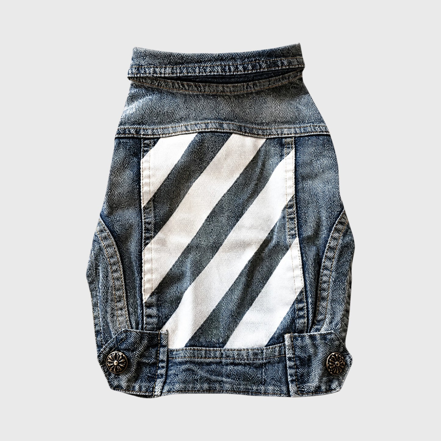 French Bulldog Denim Vest – Trendy Cowboy Summer Dog Outfit