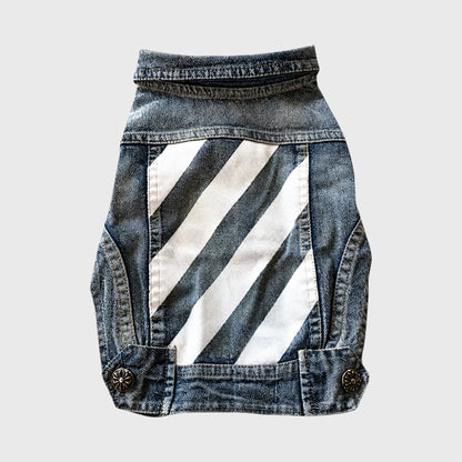 French Bulldog Denim Vest – Trendy Cowboy Summer Dog Outfit