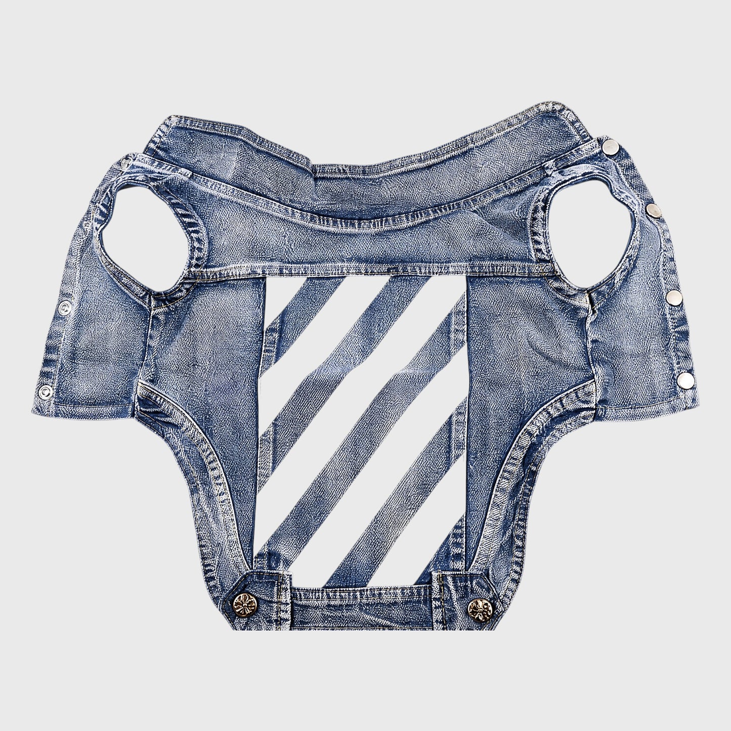 French Bulldog Denim Vest – Trendy Cowboy Summer Dog Outfit