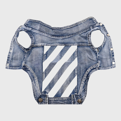 French Bulldog Denim Vest – Trendy Cowboy Summer Dog Outfit